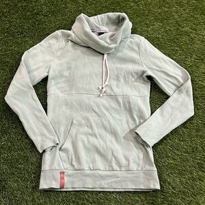 AMPERSAND AVE Mint Green Cowl Neck Hoodie